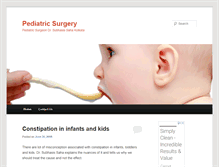 Tablet Screenshot of kid-surgery.org